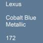 Preview: Lexus, Cobalt Blue Metallic, 172.